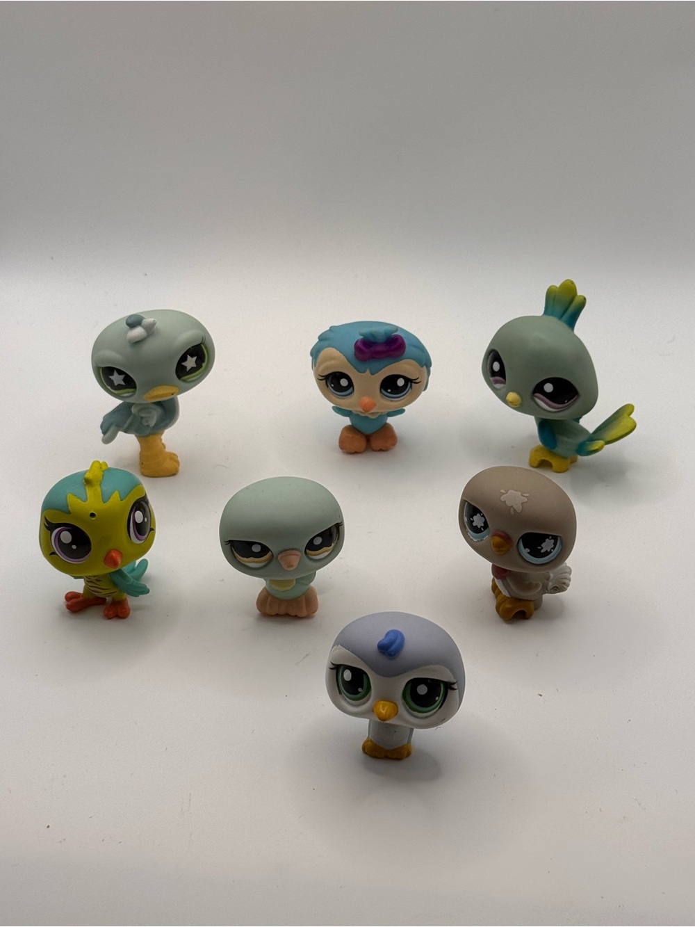 Lot of 7 Littlest Pet Shop Birds (2007-2014)